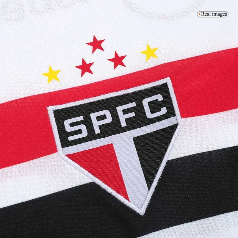 Kids Sao Paulo FC 2023/24 Home Jersey Kit Replica