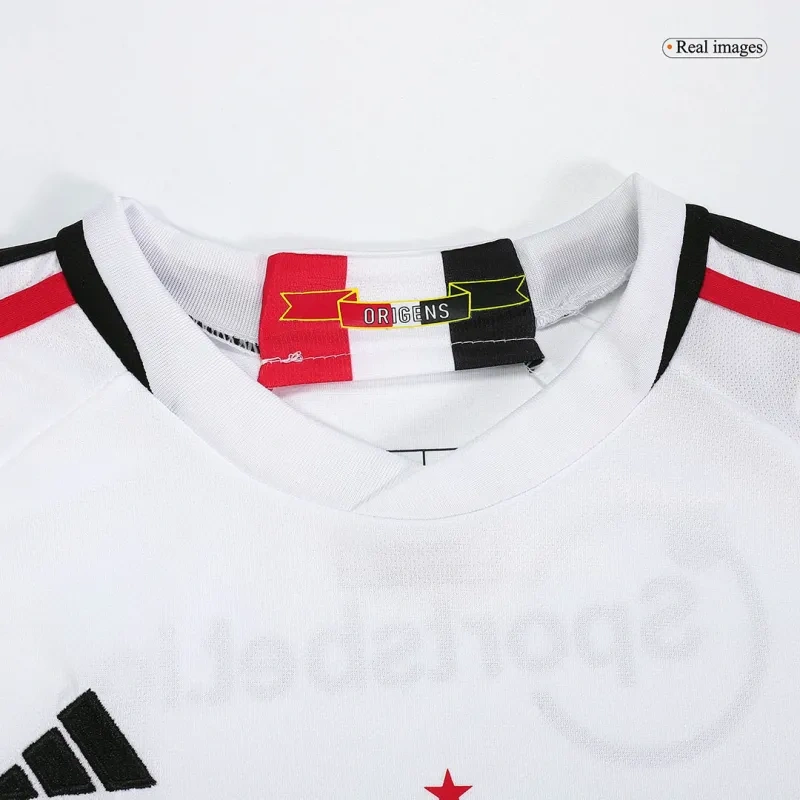 Kids Sao Paulo FC 2023/24 Home Jersey Kit Replica