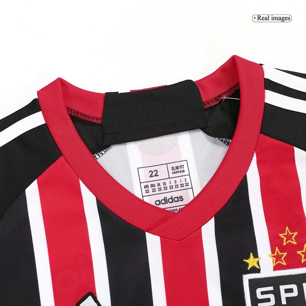 Kids Sao Paulo FC 2023/24 Away Kit Jersey+Shorts