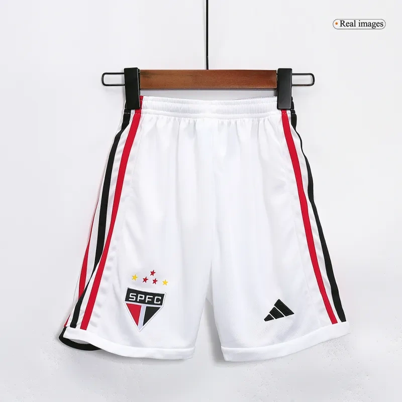 Kids Sao Paulo FC 2023/24 Home Jersey Kit Replica