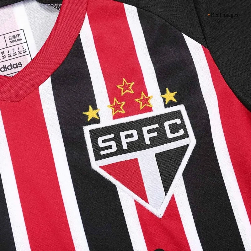 Kids Sao Paulo FC 2023/24 Away Kit Jersey+Shorts