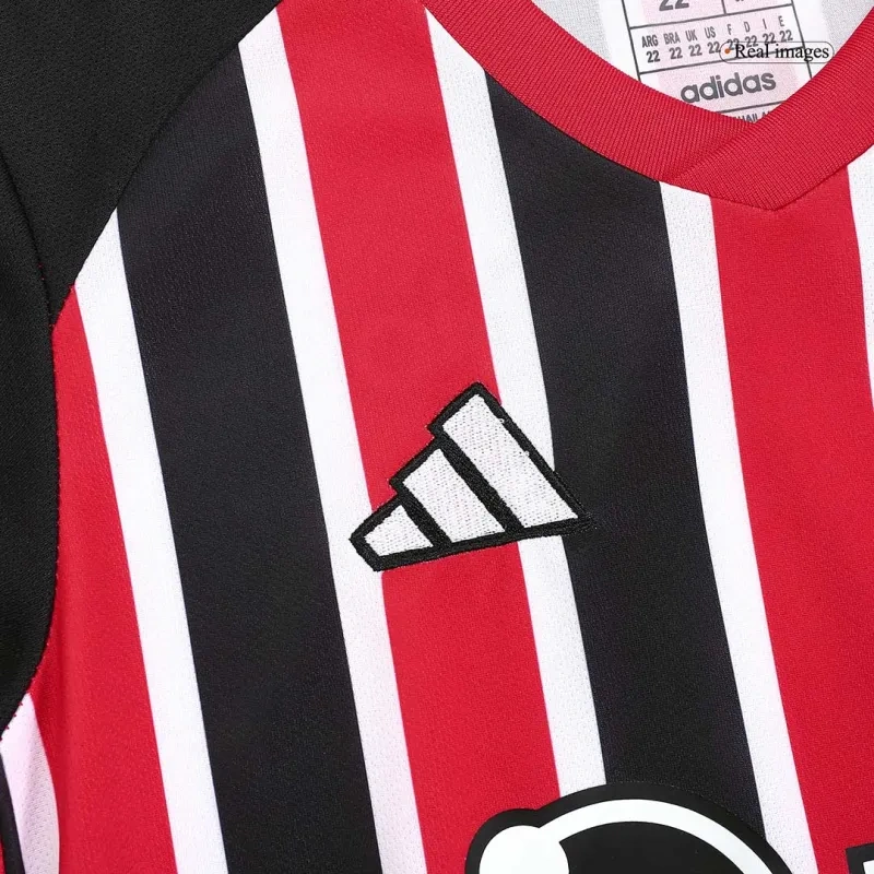 Kids Sao Paulo FC 2023/24 Away Kit Jersey+Shorts
