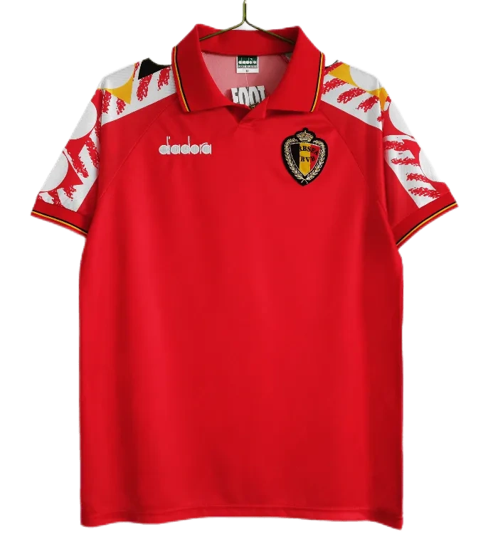 Belgium Nation Retro Jersey Home 1995