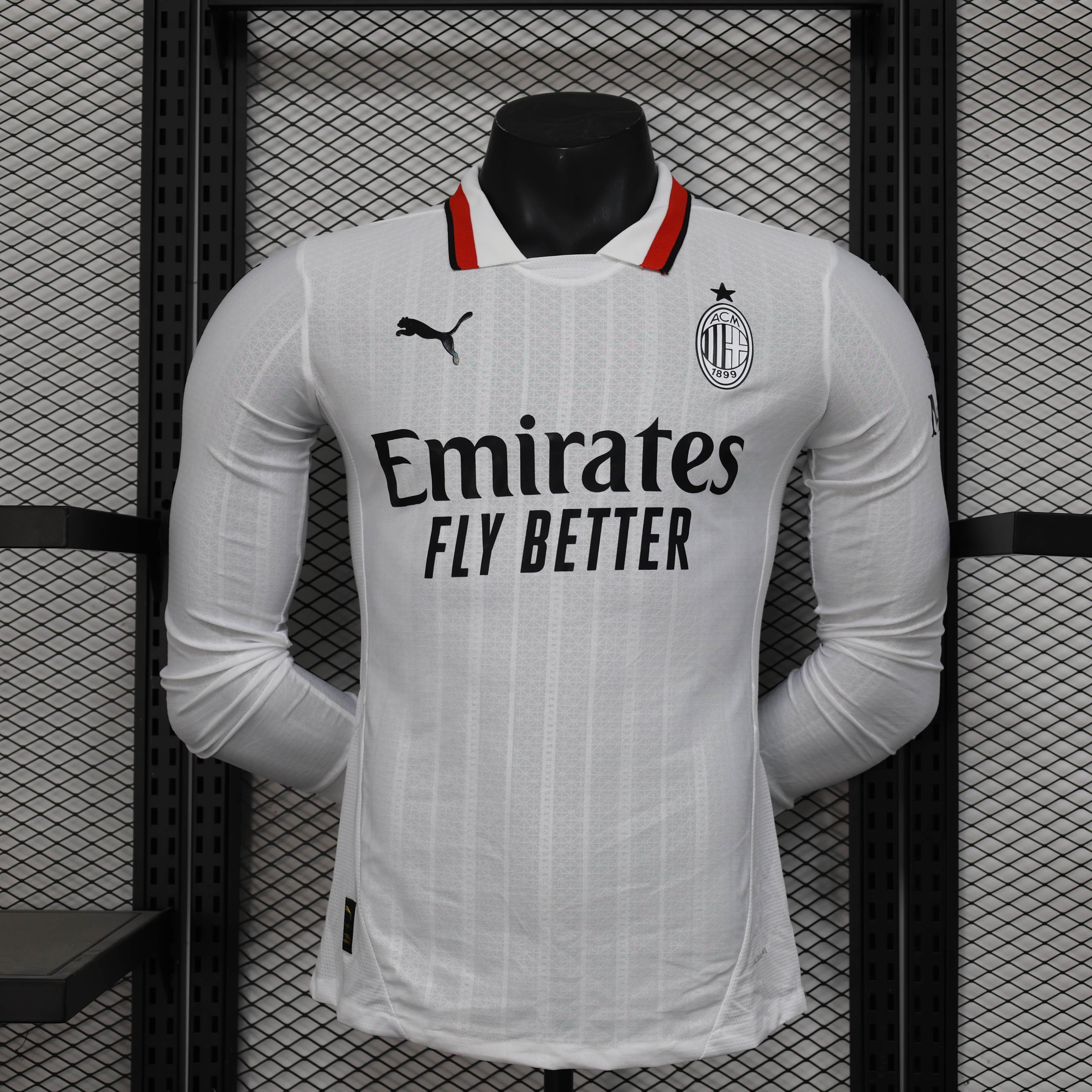 Puma AC Milan 24-25 Away Soccer Jersey Long Sleeve Player Version