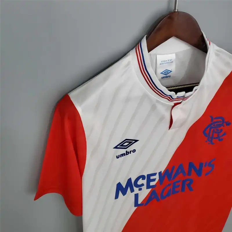 Glasgow Rangers 1987/88 Retro Jersey Away