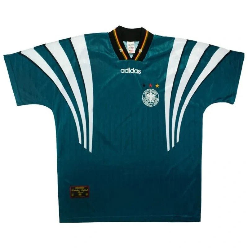 Germany 1996 Retro Jersey Away Euro Cup