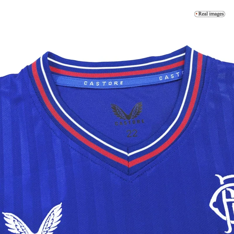 Kids Glasgow Rangers 2023/24 Home Kit Jersey+Shorts