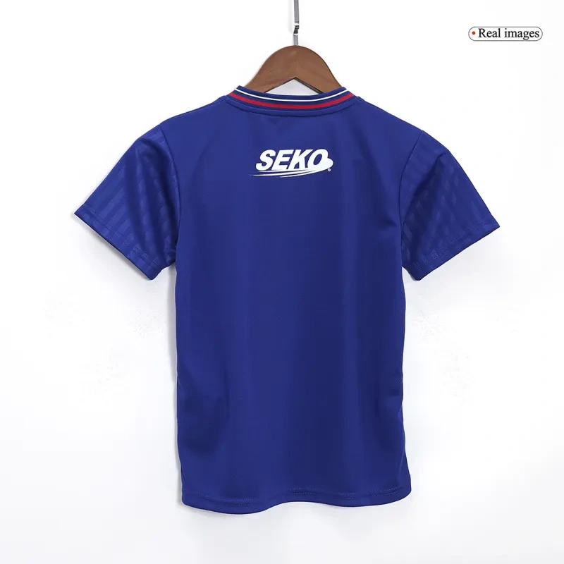 Kids Glasgow Rangers 2023/24 Home Kit Jersey+Shorts