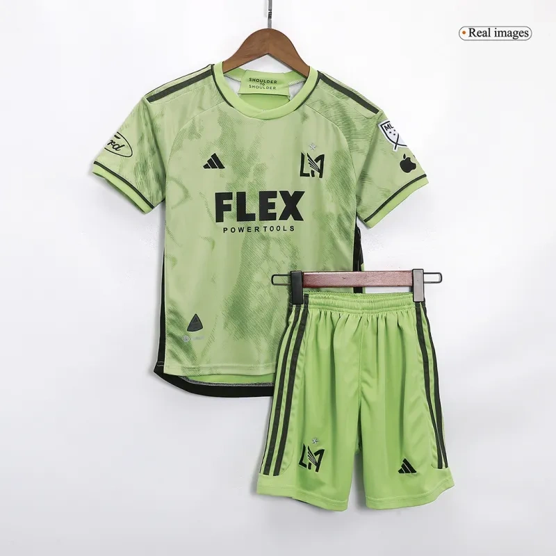 Kids Los Angeles FC 2023 Away Jersey Kit