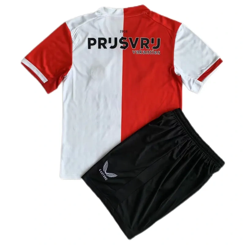 Kids Feyenoord 2023/24 Home Kit Jersey+Short