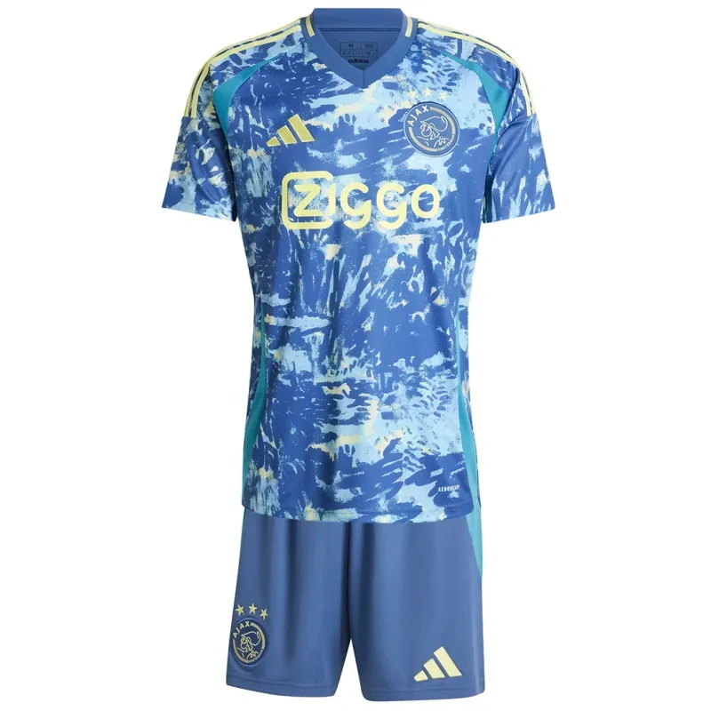 24-25 Ajax Away Kids Kit Jersey+Shorts