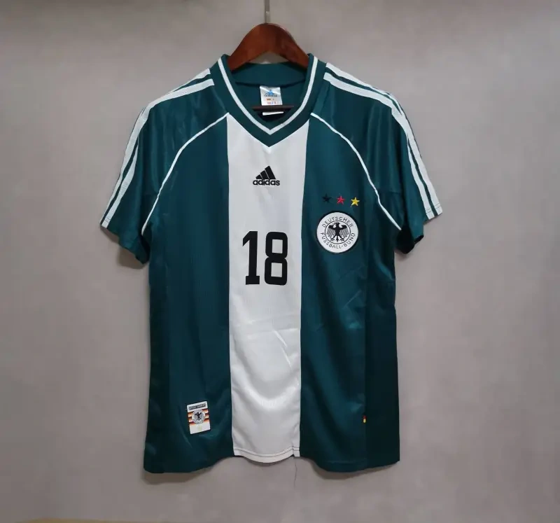 Germany 1998 Retro Jersey Away World Cup