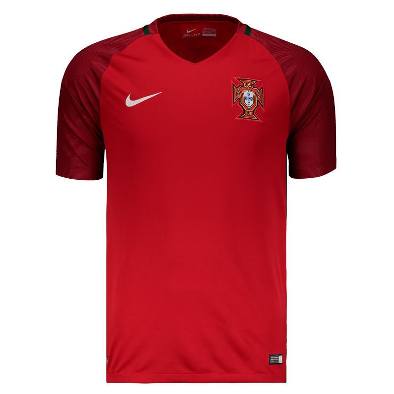 Nike Portugal Retro Jersey Home Soccer Shirt 2016