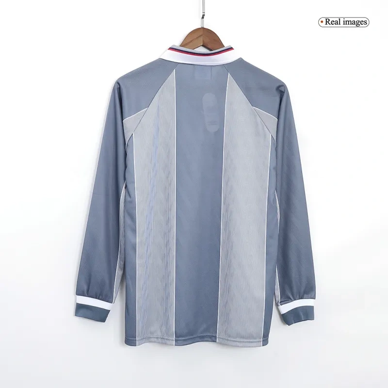 England Euro Cup 1996 Retro Away Long Sleeve Jersey
