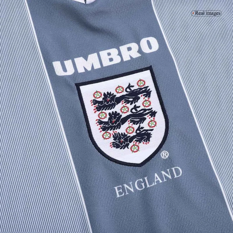 England Euro Cup 1996 Retro Away Long Sleeve Jersey