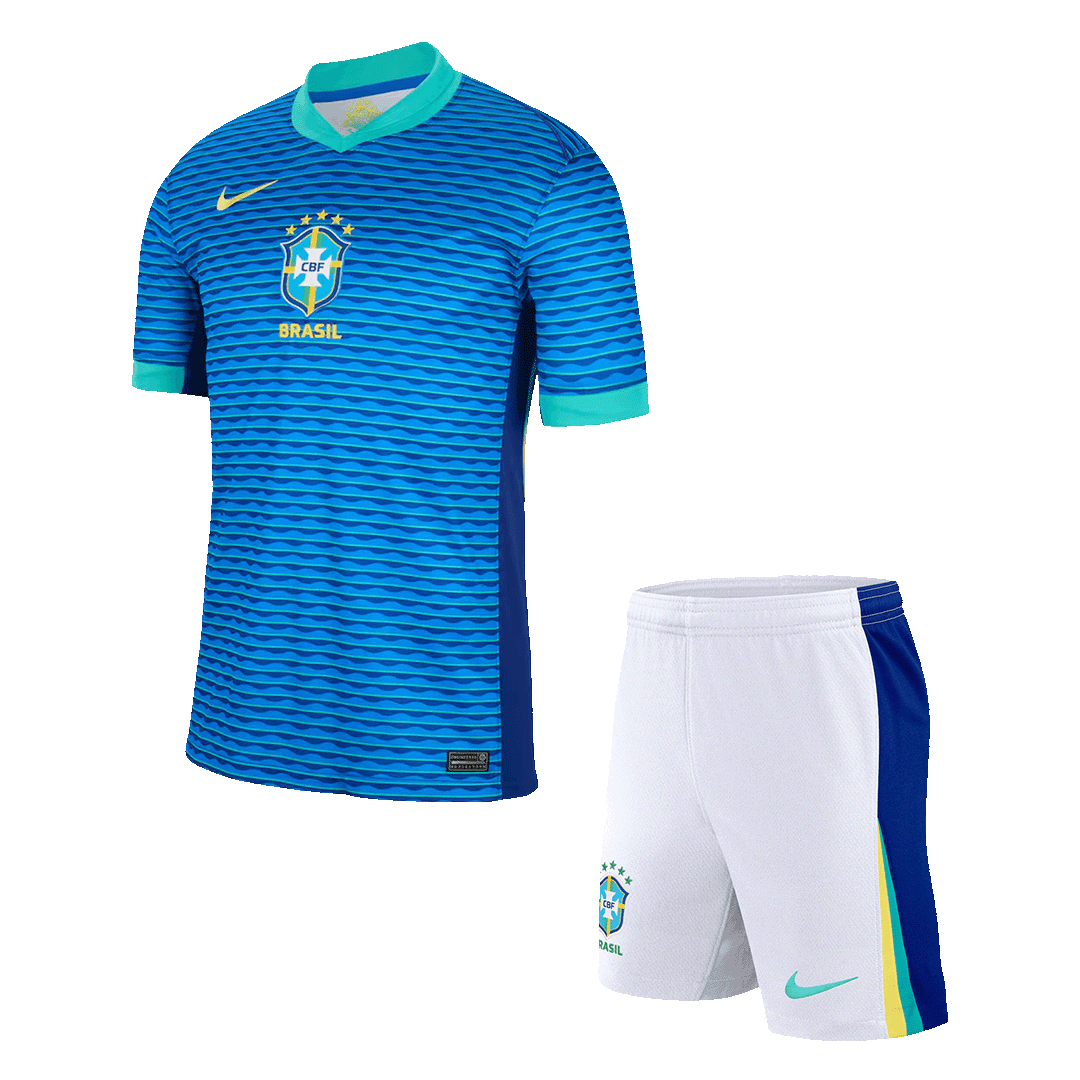 Brazil Away Soccer Uniform Kits 2024