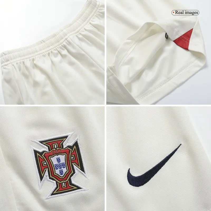 Portugal Kids 2022 Jersey Away Kit(Jersey+Shorts)