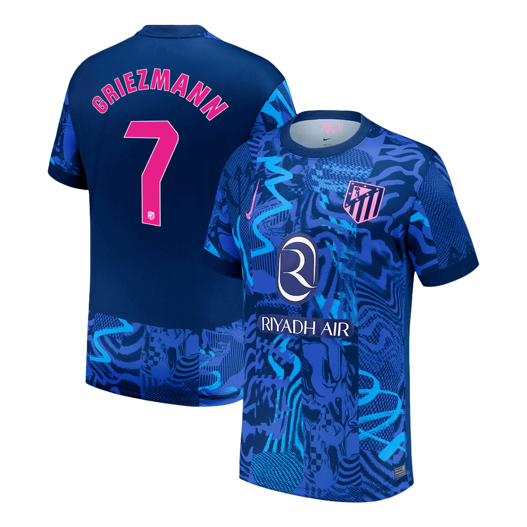 GRIEZMANN #7 Nike 24-25 Atletico Madrid Third Away Soccer Jersey Player Edition