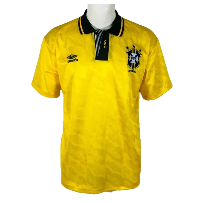 Brazil 1991/93 Retro Jersey Home