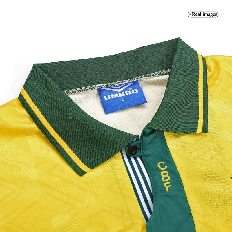 Brazil 1991/93 Retro Jersey Home