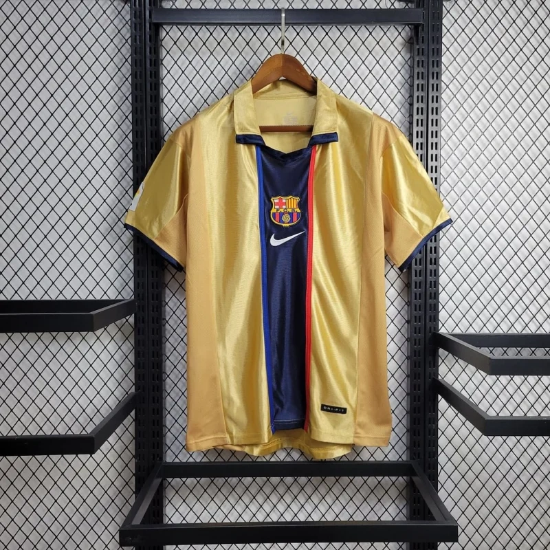 Barcelona Retro Nike Away Football Shirt 2001-02