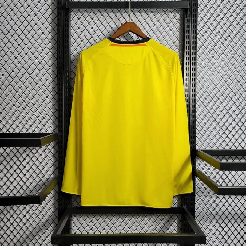 Barcelona UCL Final Retro Away Long Sleeve Jersey 2008-09