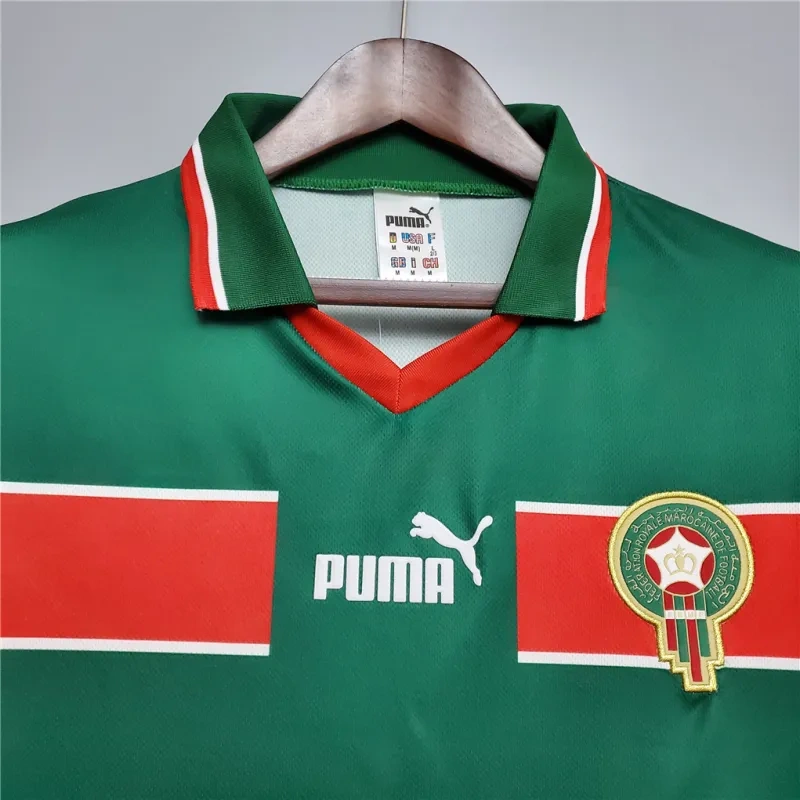 Morocco World Cup 1998 Rrtro Jersey Home