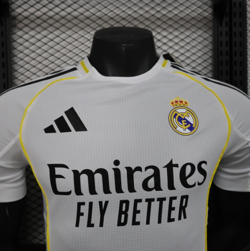 Real Madrid 2025-26 Soccer Jersey Player Version