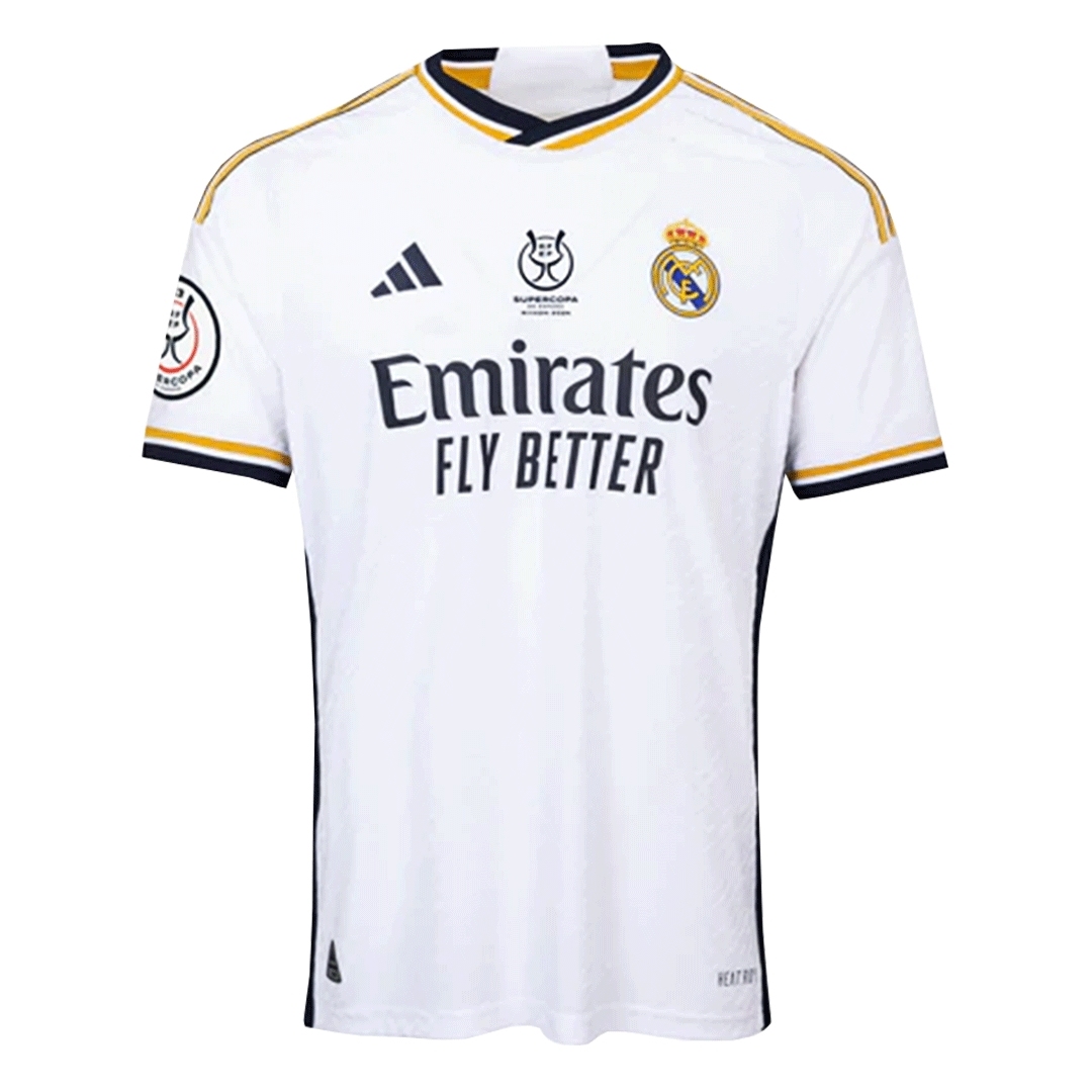 Authentic Real Madrid Soccer Jersey CAMPEONES #13 Home Shirt 2023-24