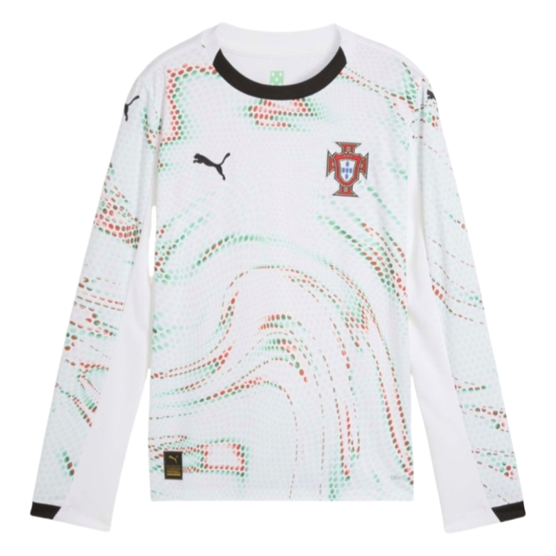 Authentic Puma Soccer Jersey Portugal Away Shirt Long Sleeve 2025