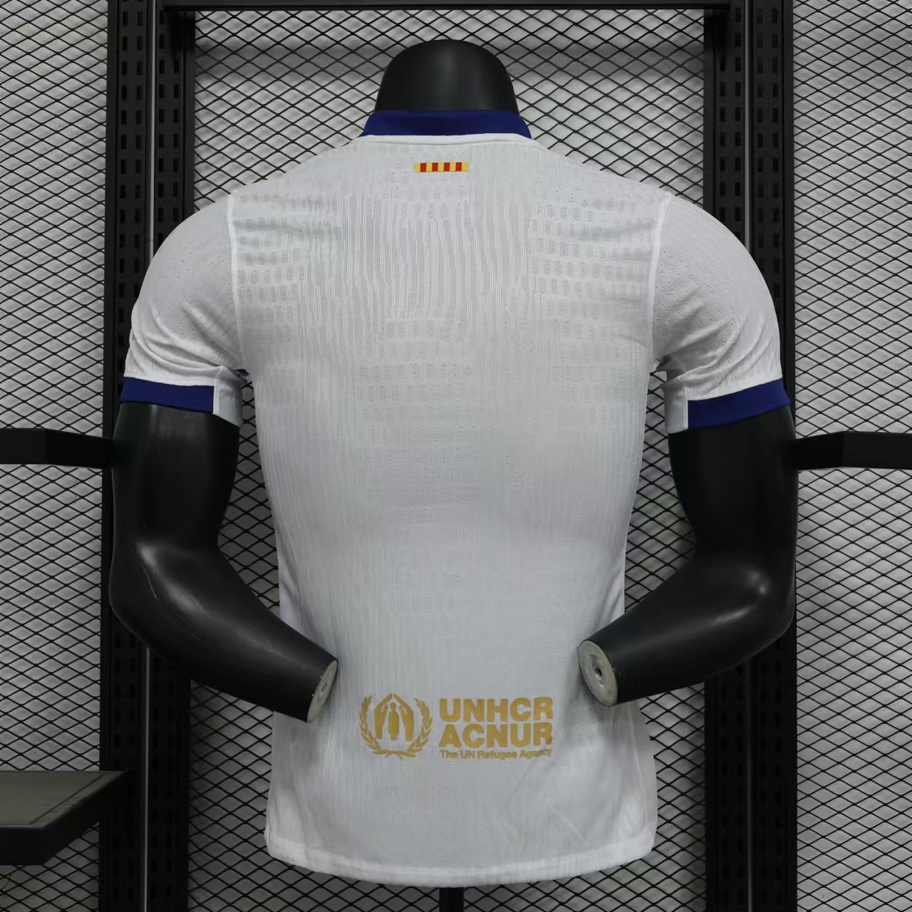 Barcelona Home Player Version Shirt White Jersey Without Spofity Text 2024-25