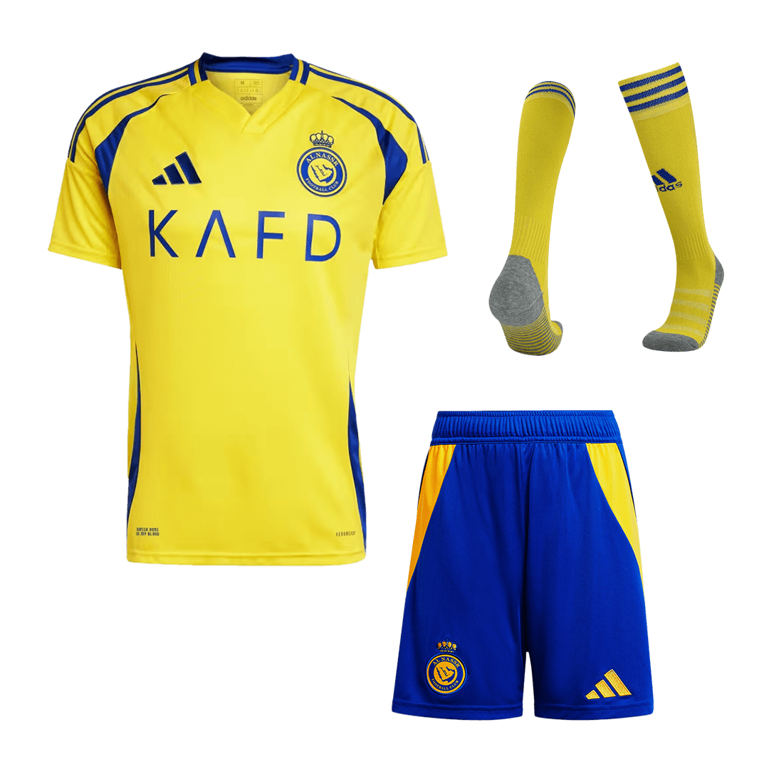 Al Nassr Home Custom Full Soccer Kit 2024-25