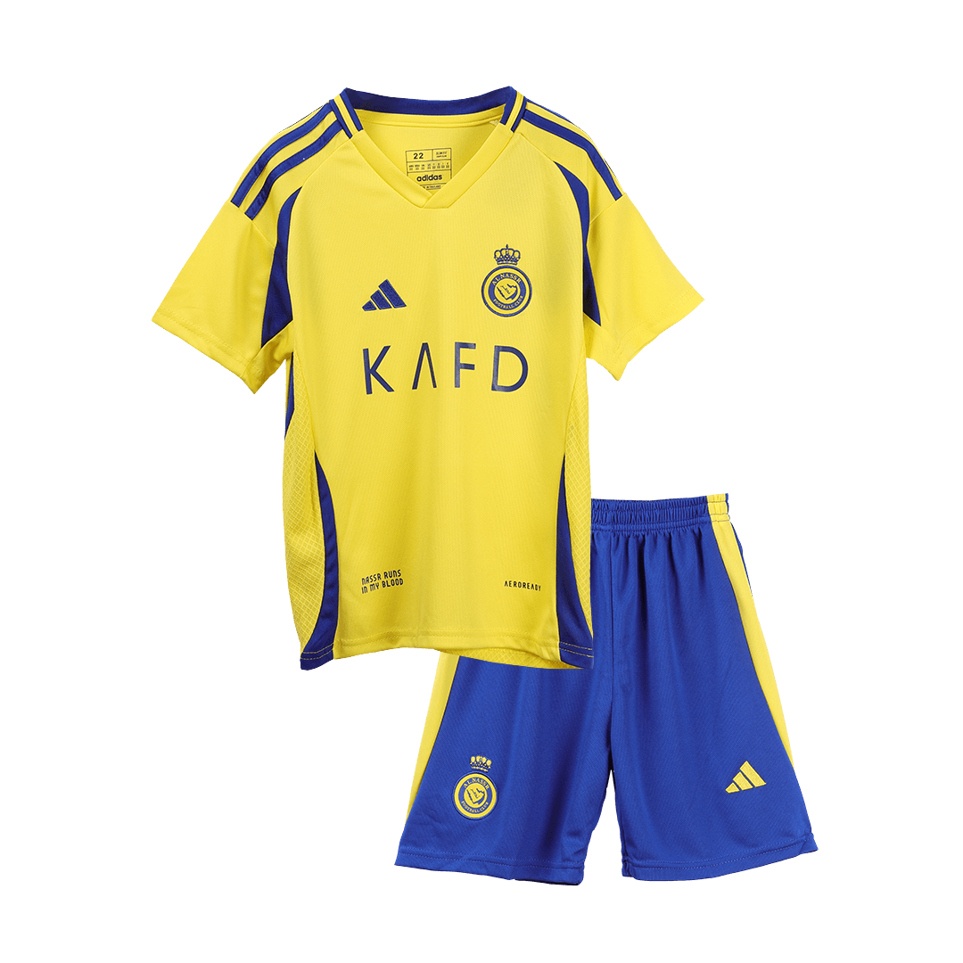 2024-25 Kids Al Nassr Home Kit Jersey+Shorts