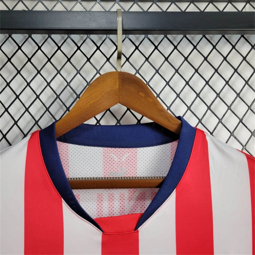 Puma Men's Chivas Home Long Sleeve Football Jersey 24-25