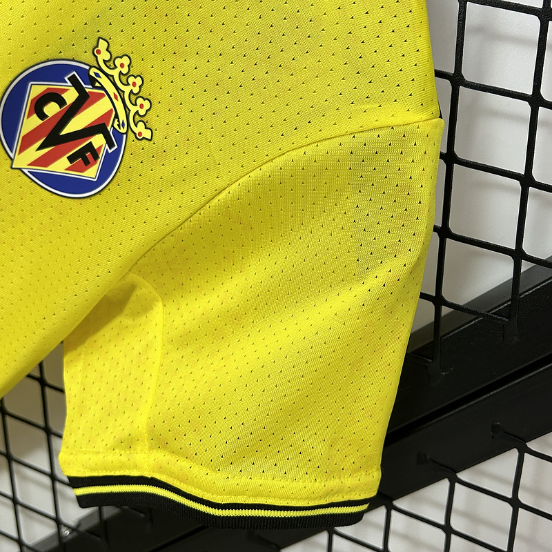 Villarreal Home Kid Kits Youth Apparels Soccer Jersey 24-25