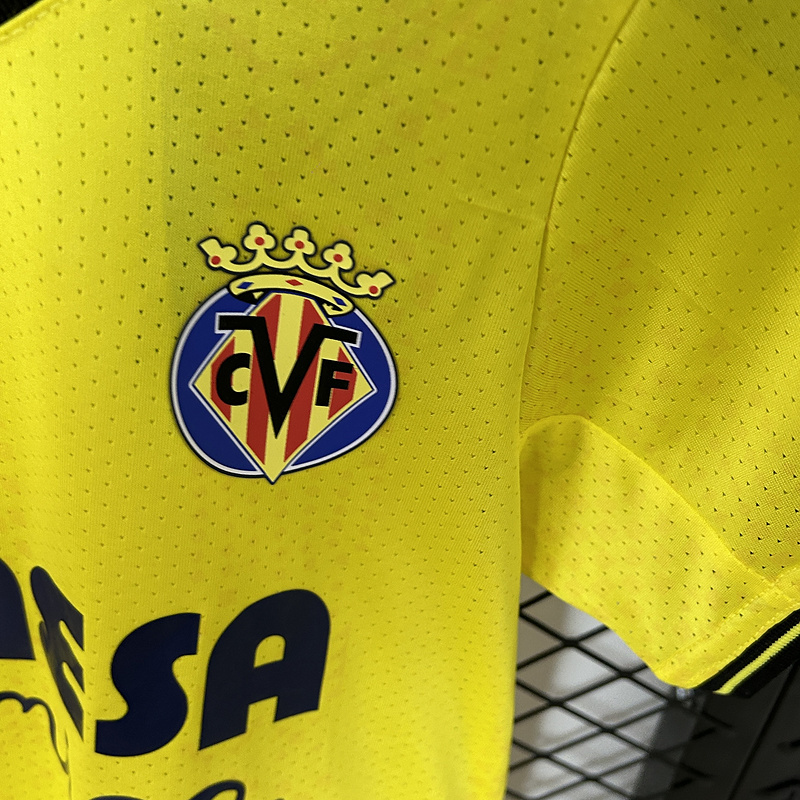 Villarreal Home Kid Kits Youth Apparels Soccer Jersey 24-25