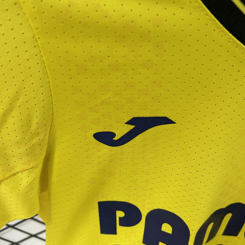 Villarreal Home Kid Kits Youth Apparels Soccer Jersey 24-25