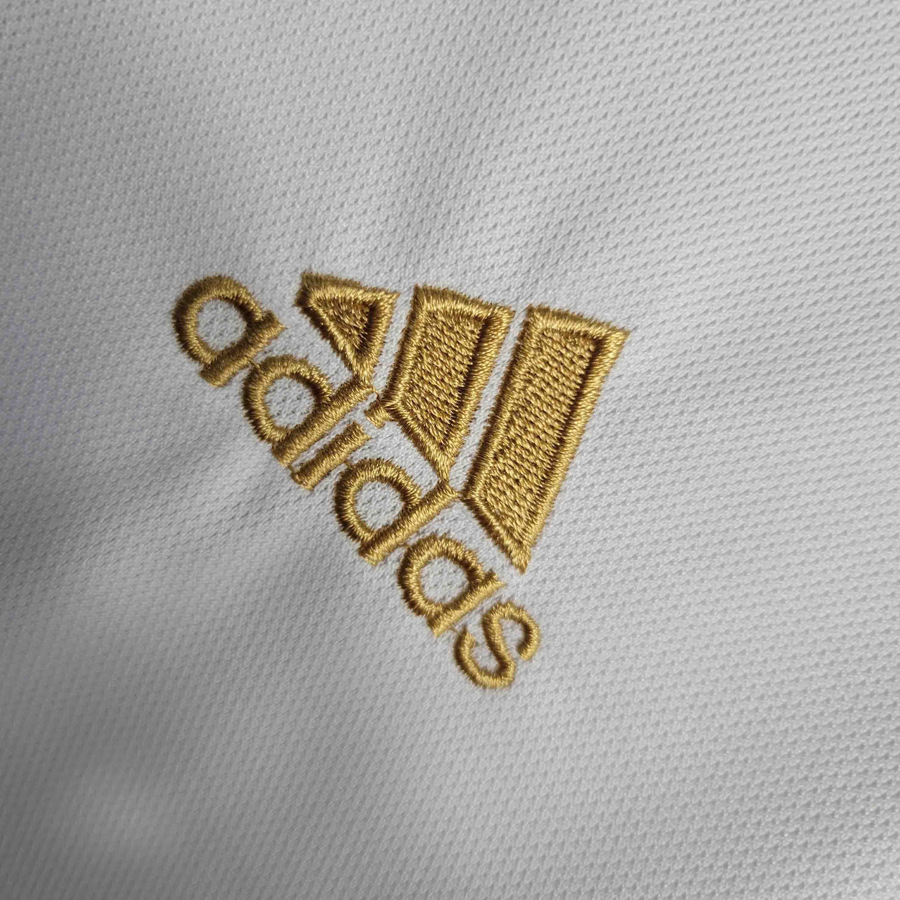 Real Madrid Adidas Men's White Polo Shirt 23-24