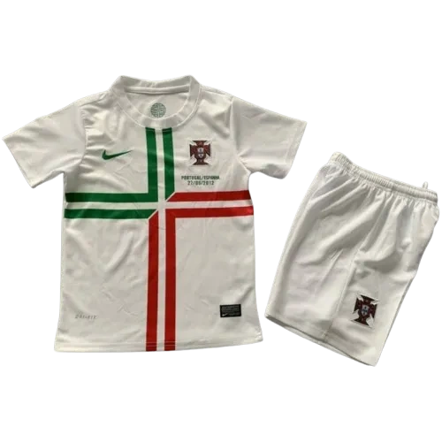 Kids Portugal Away Retro Jersey UEFA Euro Cup 2012