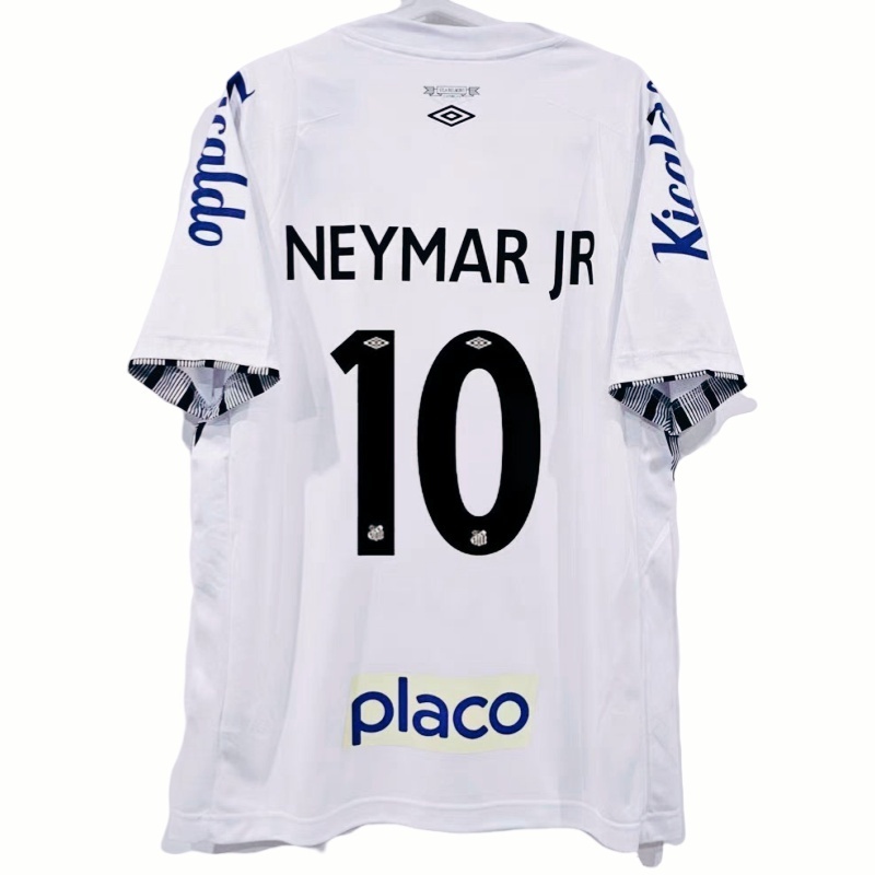 Neymar 10 Santos FC Home Shirt Football Jersey 24-25