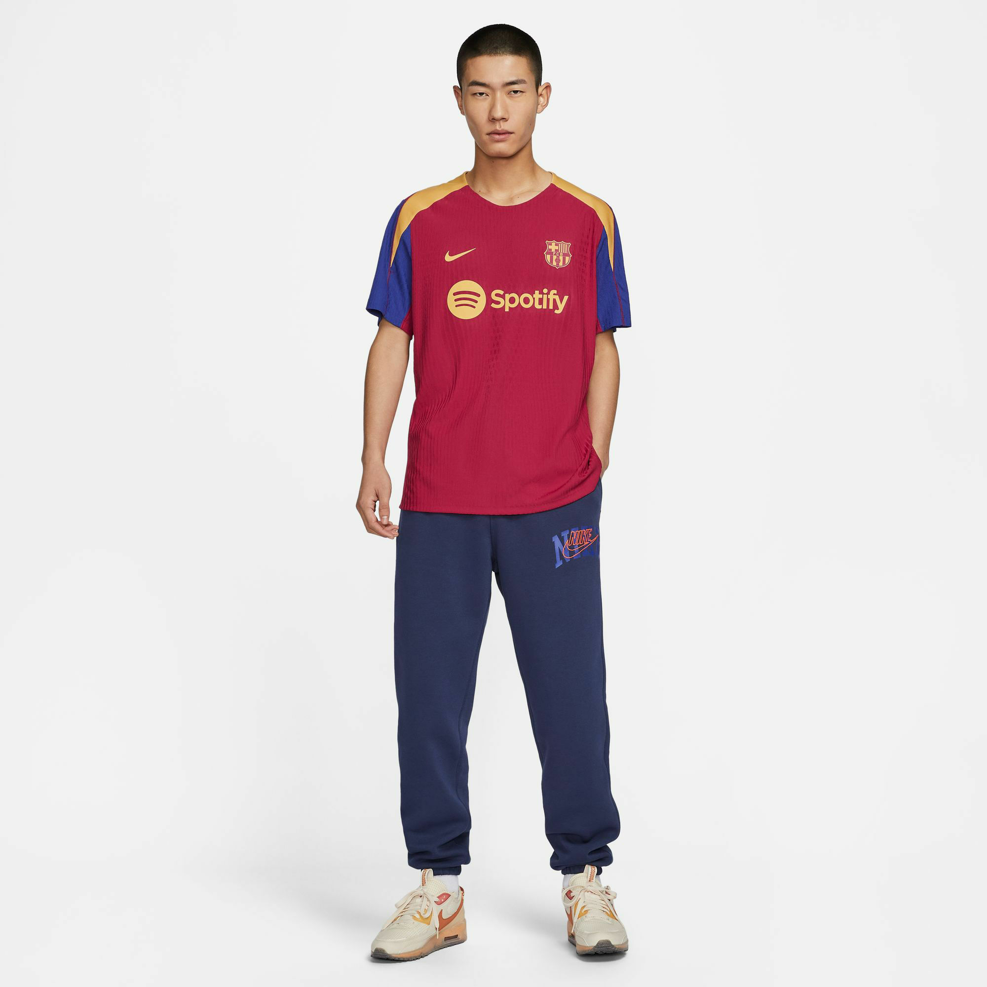 Barcelona Dri-Fit ADV Elite Strike Top - red/navy 2024