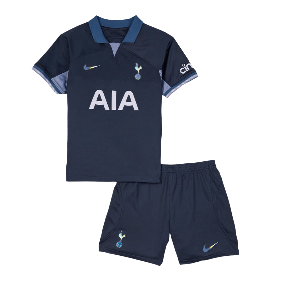 Kid's Tottenham Hotspur Soccer Jersey Kit Custom Away Soccer 2023-24