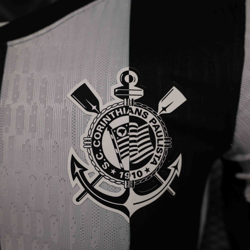 Corinthians Home Shirt Football Jersey Player Version 24-25