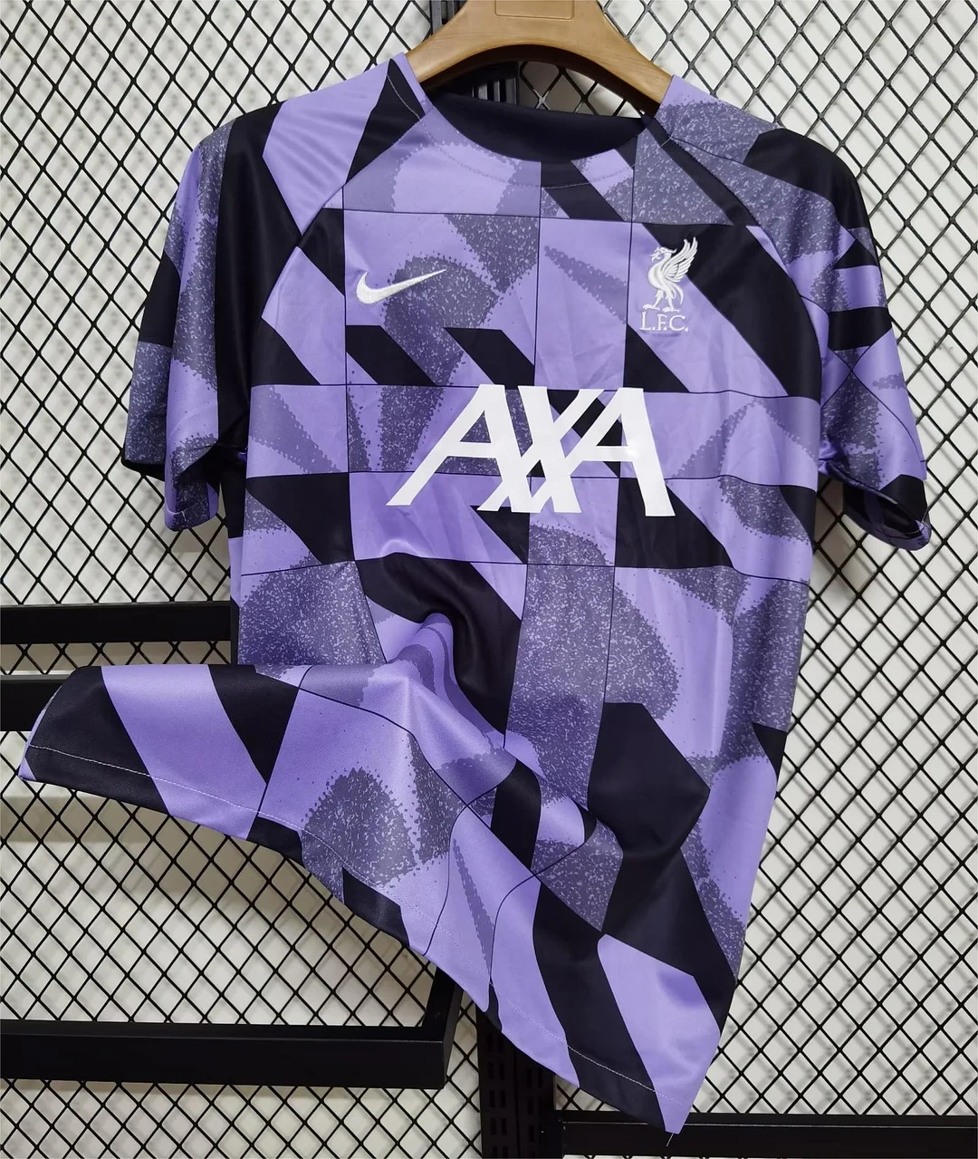 Liverpool Training Wear Purple Football Shirt  2023/2024