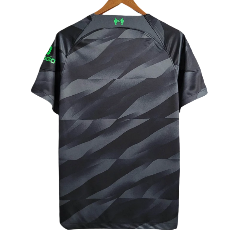 Liverpool Goalkeeper Black Soccer Jersey 2023/2024
