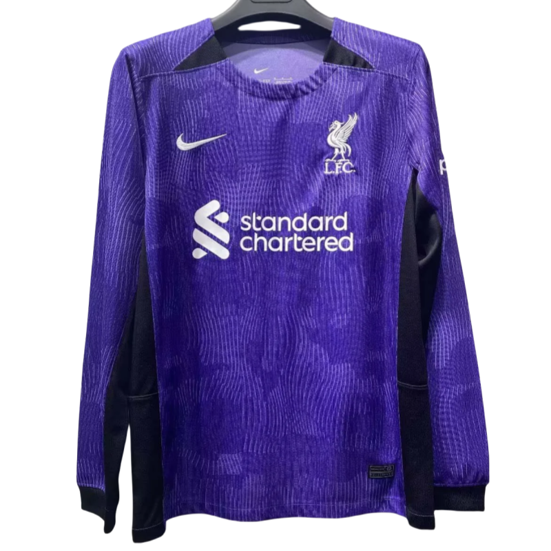 Liverpool Third  Long Sleeve  Away Football Shirt 2023/2024