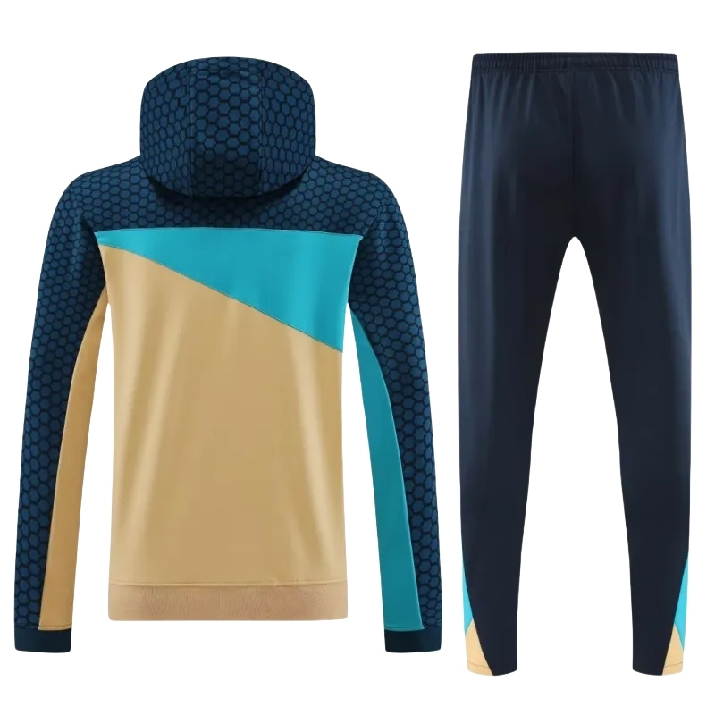 Manchester City Zipper Hoodie Sweat Kit (Top+Pants) Navy 2023/24