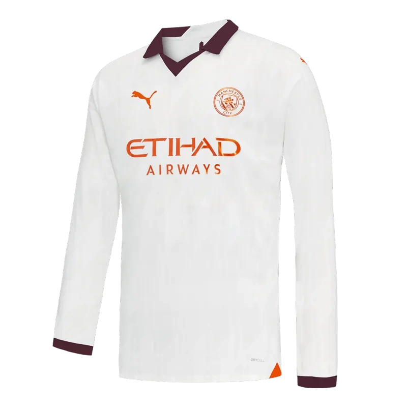 Manchester City Away Long Sleeve Fan Version  23-24