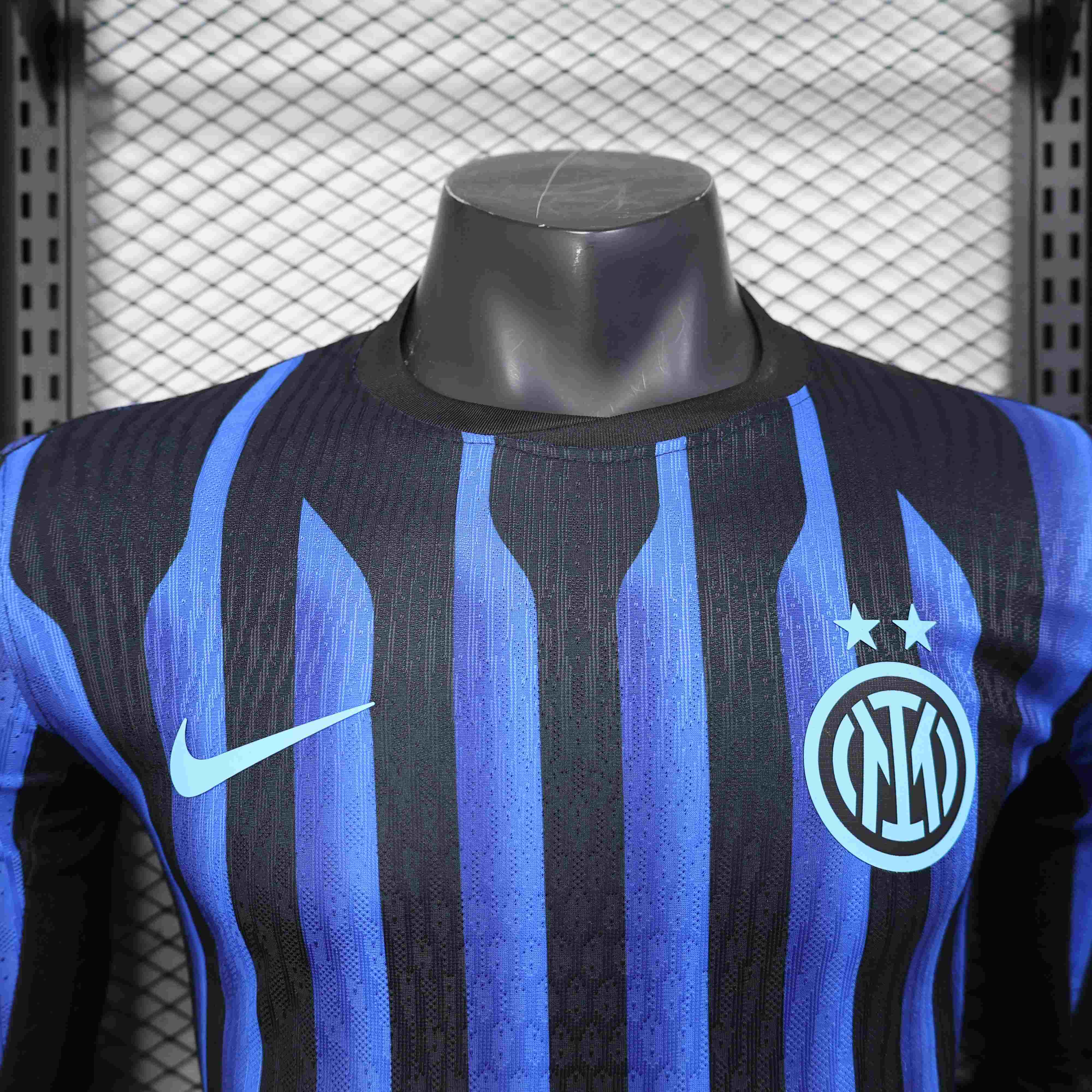 Inter Milan Home Shirt SOccer Jersey Long Sleeve Player Version 25-26