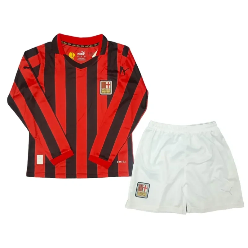 Puma Kids AC Milan 125th Anniversary Long Sleeve Jersey 2024-25